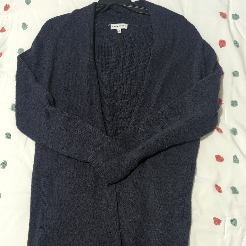 Chic Navy Women's Cardigan